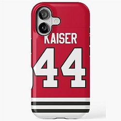 Chicago Blackhawks Wyatt Kaiser Home Jersey iPhone Tough Case