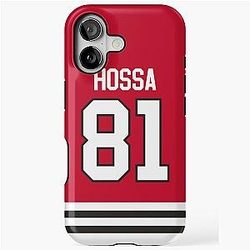 Chicago Blackhawks Marian Hossa Home Jersey Case for iPhone