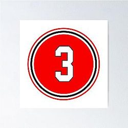 Keith Magnuson Chicago Blackhawks Jersey Inspired Poster