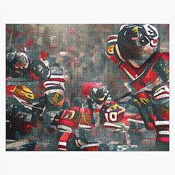 AI Art - Chicago Blackhawks Puzzle