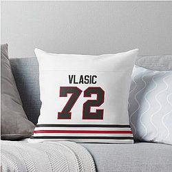 Chicago Blackhawks Alex Vlasic Away Jersey Phone Case Throw Pillow