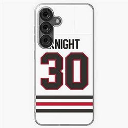Chicago Blackhawks Spencer Knight Away Jersey Phone Case for Samsung Galaxy Soft Case