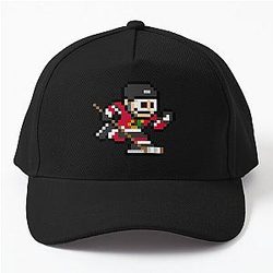 Chicago Blackhawks 8-bit Hockey Player Baseball Cap
