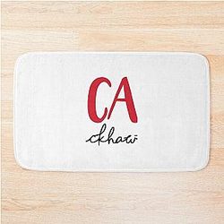 Chicago Blackhawks Hand Lettering Bath Mat