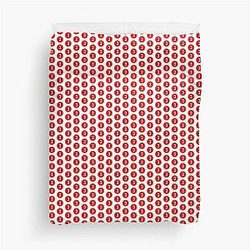 Keith Magnuson Chicago Blackhawks Jersey Inspired Duvet Cover