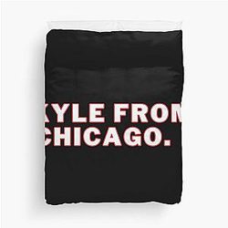 Obvious Shirts Chicago Blackhawks - Kyle from Chicago Duvet Cover
