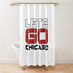 Chicago Blackhawks Hockey Shower Curtain