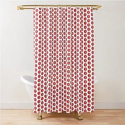 Keith Magnuson Number Jersey Chicago Blackhawks Inspired Shower Curtain