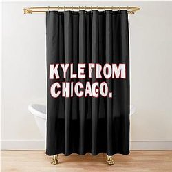 Chicago Black Hawks Shower Curtain