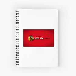 Chicago Blackhawks Merch Chicago Blackhawks Notebook
