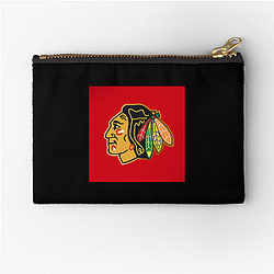 Chicago Blackhawks Merch For Fans Chicago Blackhawks Zipper Pouches