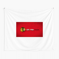 Chicago Blackhawks Merch Chicago Blackhawks Tapestries