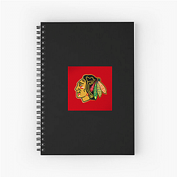 Chicago Blackhawks Merch For Fans Chicago Blackhawks Notebook