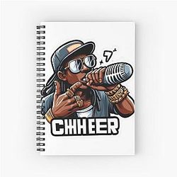 Chief Keef Legacy: Exclusive Art Merchandise Collection Spiral Notebook