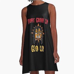 Chief Keef Don't Grow Up Glo Up A-Line Dress