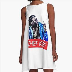 Chief Keef V Line Dress