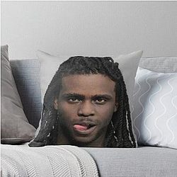 Chief Keef Mugshot Throw Pillow