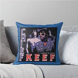 Vintage Chief Keef Classic T-Shirt Throw Pillow