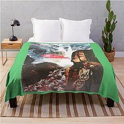 CHIEF KEEF ART Graphic Throw Blanket