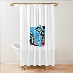 Childish Gambino in Guava Island Art Shower Curtain