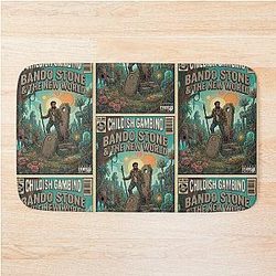Childish Gambino Bando Stone and the New World Retro Comic Art Bath Mat