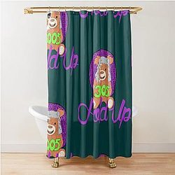 Who Loves Basket Gambino Vintage Style Shower Curtain