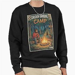 Childish Gambino Camp Retro Comic Art Pullover Sweatshirt