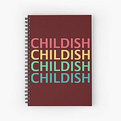 Best Women's Childish Gambino Photographic Style Spiral Notebook