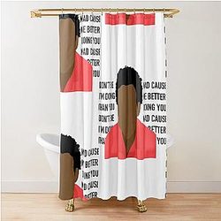 Who Loves Basket - Childish Gambino Photographic Shower Curtain