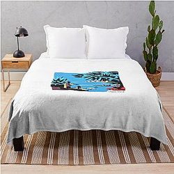 Childish Gambino in Guava Island Art Throw Blanket