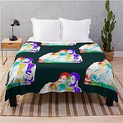 Who Loves Awesome Throw Blanket