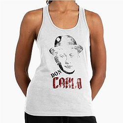 Loves Music And Childish Gambino Vintage Photography Racerback Tank Top