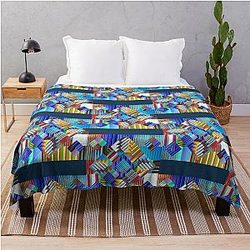 Childish Gambino Because the Internet Pattern Throw Blanket