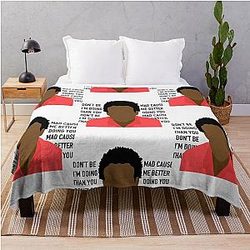 Who Loves Basket Childish Gambino Photographic Throw Blanket