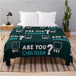 The Great Retro Childish Gambino Music Throw Blanket