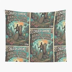 Childish Gambino Bando Stone the New World Retro Comic Art Tapestry