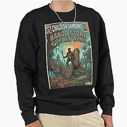 Childish Gambino Bando Stone and The New World Retro Comic Art Pullover Sweater