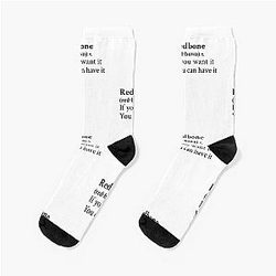 Redbone by Childish Gambino Socks