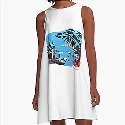 Childish Gambino in Guava Island A-Line Dress