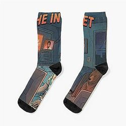 Childish Gambino Because the Internet Retro Comic Art Socks