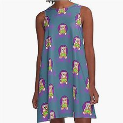 Who Loves Basket Distribution Vintage A-Line Dress