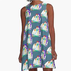 Who Loves Movie Awesome A-Line Dress