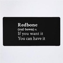 Redbone by Childish Gambino Motivational Quote Desk Mat