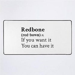 Redbone by Childish Gambino Motivational Quote Desk Mat