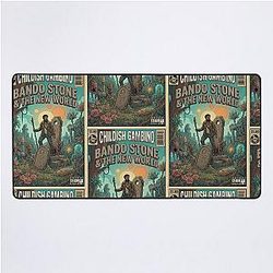 Childish Gambino Bando and the New World Retro Comic Art Desk Mat