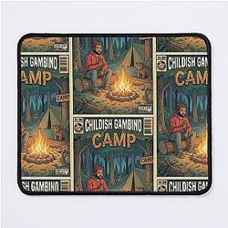 Childish Gambino Camp Retro Mouse Pad