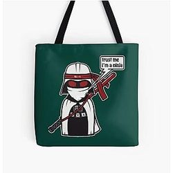 Girls Love Anime and Childish Gambino Good Day All Over Print Tote Bag