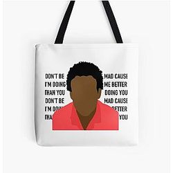 Who Loves Basket Bag All Over Print Tote