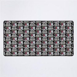 Girl who loves anime Desk Mat
