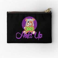 Who Loves Basket Zipper Pouch Vintage Style